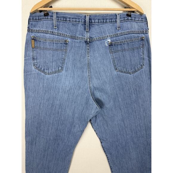 Cinch Jeans Men's Size 42 x 34 Denim 5 Pocket Western Work Jeans Distressed - Picture 12 of 16